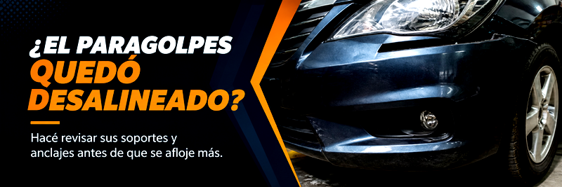 Consejo sobre paragolpes desalineado